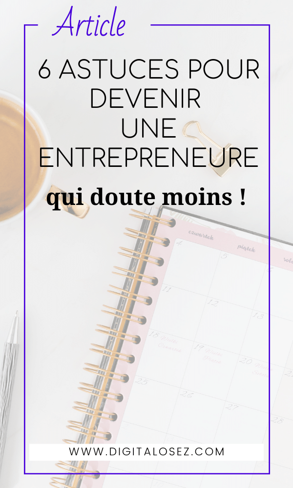 doutes de l entrepreneur