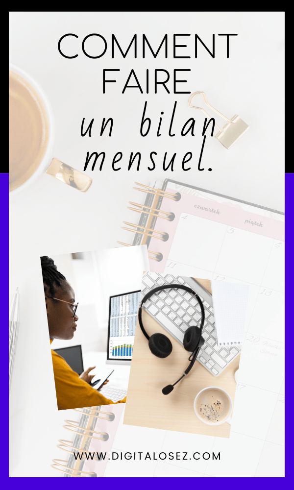 faire un bilan mensuel